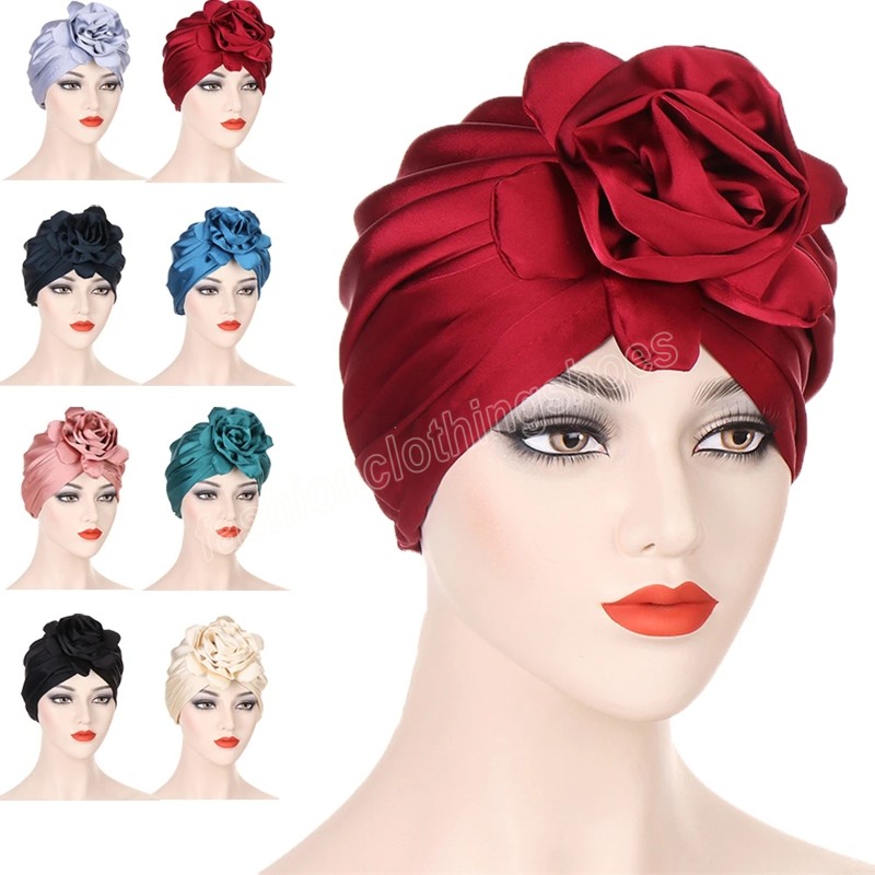 Big Flower Muslim Women Turban Satin Head Wrap Hijab Sleep Night Hat Chemo Cap Indian Elastic Beanie Ladies Hair Loss Headwear, Mixed color
Big Flower Muslim Women Turban Satin Head Wrap Hijab Sleep Night Hat Chemo Cap Indian Elastic Beanie Ladies Hair Loss Headwear, Mixed color