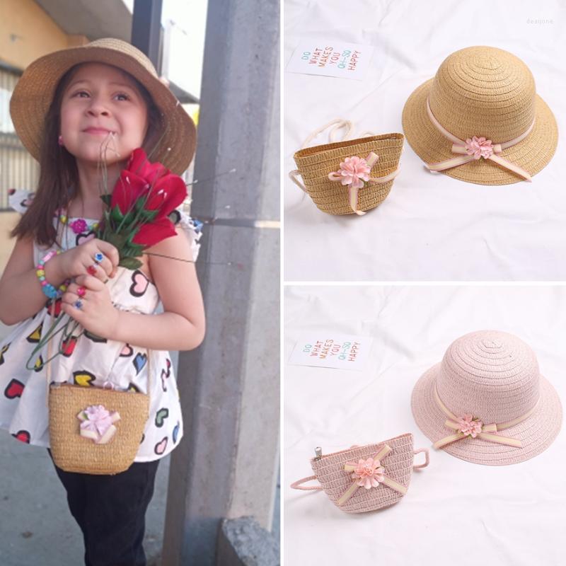 Hats Summer Sun Hat With Handbag For Kids Breathable Floral Travel Beach Bags Boy Girls Visor Panama Gorras, Khaki bag
Hats Summer Sun Hat With Handbag For Kids Breathable Floral Travel Beach Bags Boy Girls Visor Panama Gorras, Khaki bag