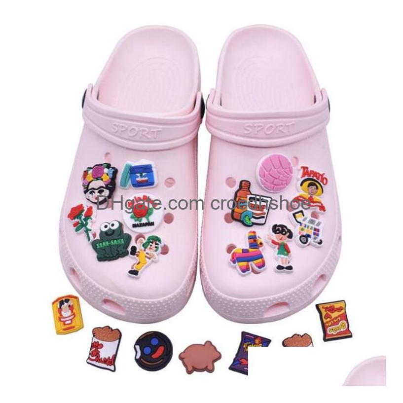 Shoe Parts Accessories Cartoon Custom Croc Charms Design Soft Pvc Designer Charm For Clog Price Drop Delivery Otug8 
Shoe Parts Accessories Cartoon Custom Croc Charms Design Soft Pvc Designer Charm For Clog Price Drop Delivery Otug8