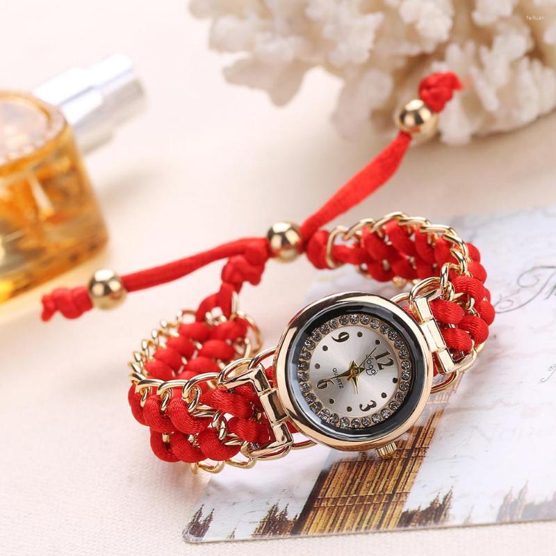 Wristwatches Watch For Women Reloj Muje 2023 Selling Products Personalized Fashion Woven Rope Bracelet
Wristwatches Watch For Women Reloj Muje 2023 Selling Products Personalized Fashion Woven Rope Bracelet