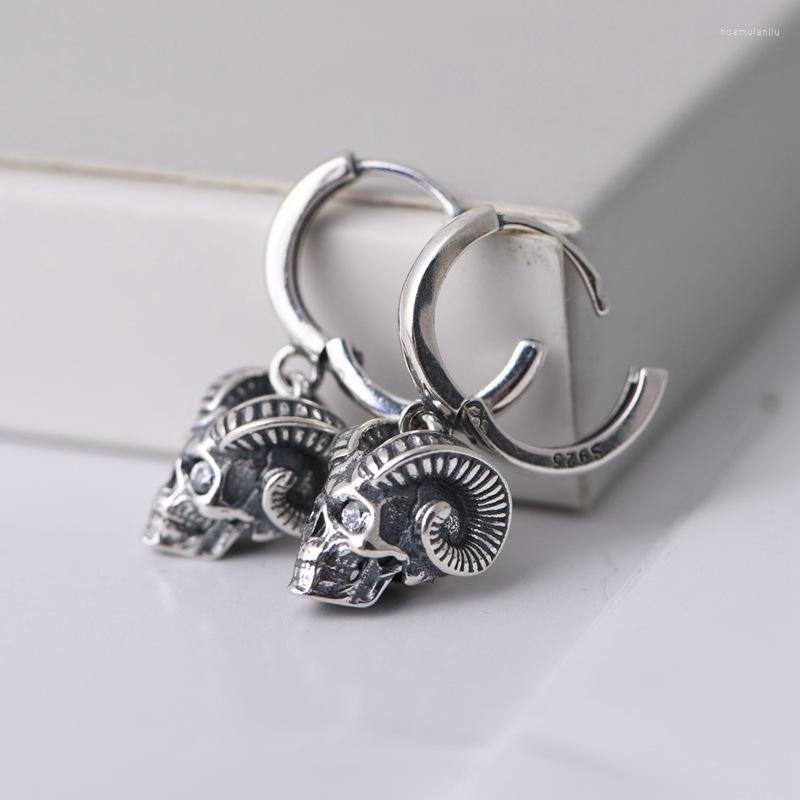 Stud Earrings Solid Pure S925 Silver Man Vintage 925 Women With Horns And Skulls Thai
Stud Earrings Solid Pure S925 Silver Man Vintage 925 Women With Horns And Skulls Thai