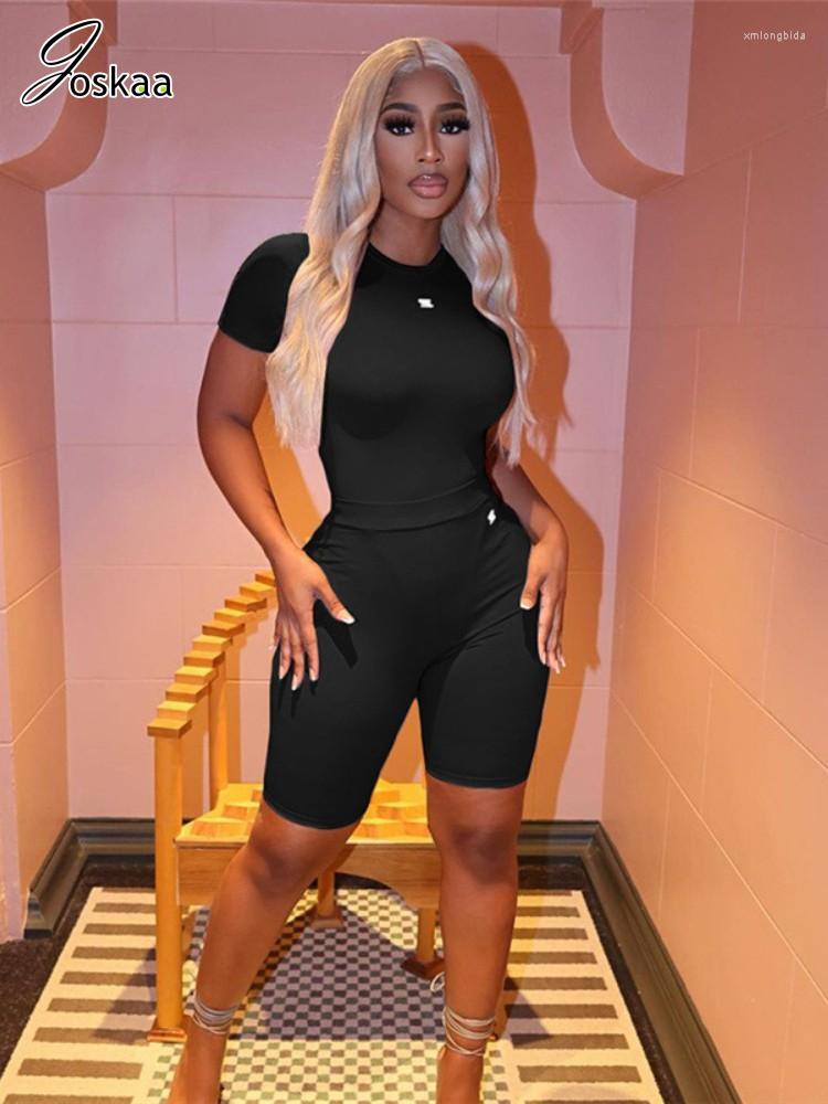 Women' Tracksuits Joskaa Letter Print Two Piece Set Women Casual Short Sleeve Bodysuit And High Waist Body-Shaping Shorts Matching 2023, Black
Women' Tracksuits Joskaa Letter Print Two Piece Set Women Casual Short Sleeve Bodysuit And High Waist Body-Shaping Shorts Matching 2023, Black