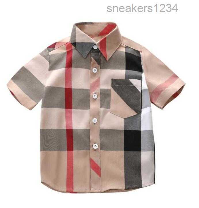 Cute Baby Boys Plaid Shirt Summer Cotton Kids Turn-Down Collar Short Sleeve Shirts Fashion Boy Clothes Children Clothing, As picture
Cute Baby Boys Plaid Shirt Summer Cotton Kids Turn-Down Collar Short Sleeve Shirts Fashion Boy Clothes Children Clothing, As picture