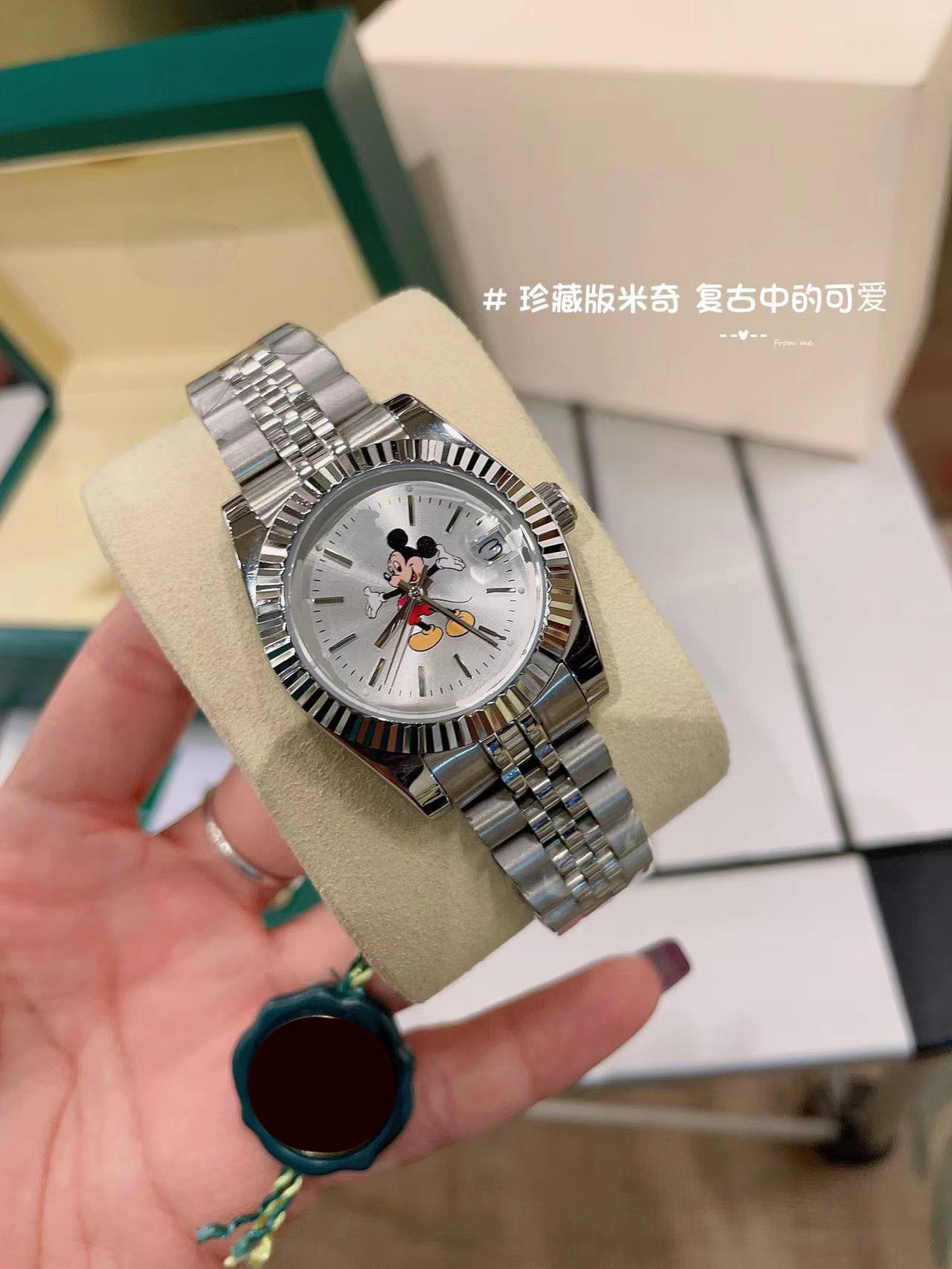 Watch Automatic Mechanical Mens Watches 41mm Silver Wristband Waterproof All Stainless Steel Wristband Fashion Designer Wristwatch a13, Color3
Watch Automatic Mechanical Mens Watches 41mm Silver Wristband Waterproof All Stainless Steel Wristband Fashion Designer Wristwatch a13, Color3