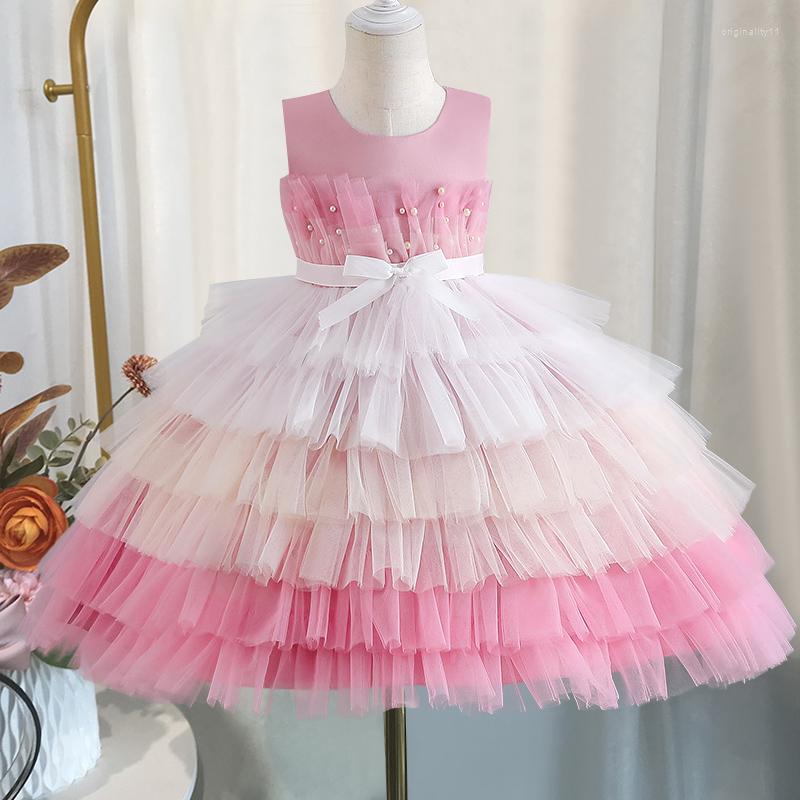 Girl Dresses Girls' Bow Colorful Sleeveless Princess Dress Baby Pearl Mesh Cake Wedding Banquet Host Show Performance, Picture shown
Girl Dresses Girls' Bow Colorful Sleeveless Princess Dress Baby Pearl Mesh Cake Wedding Banquet Host Show Performance, Picture shown