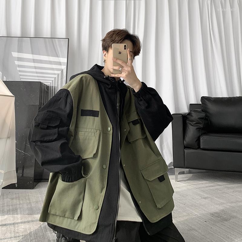 Men's Jackets Workwear Jacket Men's Hong Kong Style Enlarged Wear Korean Personalized Fashion Denim, Black
Men's Jackets Workwear Jacket Men's Hong Kong Style Enlarged Wear Korean Personalized Fashion Denim, Black