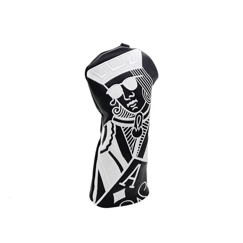 Other Golf Products style Golf Club #1 #3 #5 Wood Headcovers Driver Fairway Woods Cover PU Leather High quality Putter Head Covers 231114
