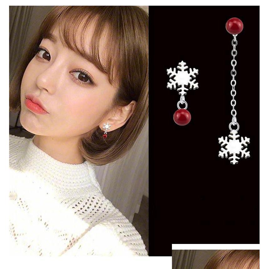 Dangle Chandelier S925 Sier Earrings Red Simated Pearl Snowflake Drop Asymmetry Chain Jewelry For Women Girls Christmas Gif Dhgarden Dhql2
Dangle Chandelier S925 Sier Earrings Red Simated Pearl Snowflake Drop Asymmetry Chain Jewelry For Women Girls Christmas Gif Dhgarden Dhql2
