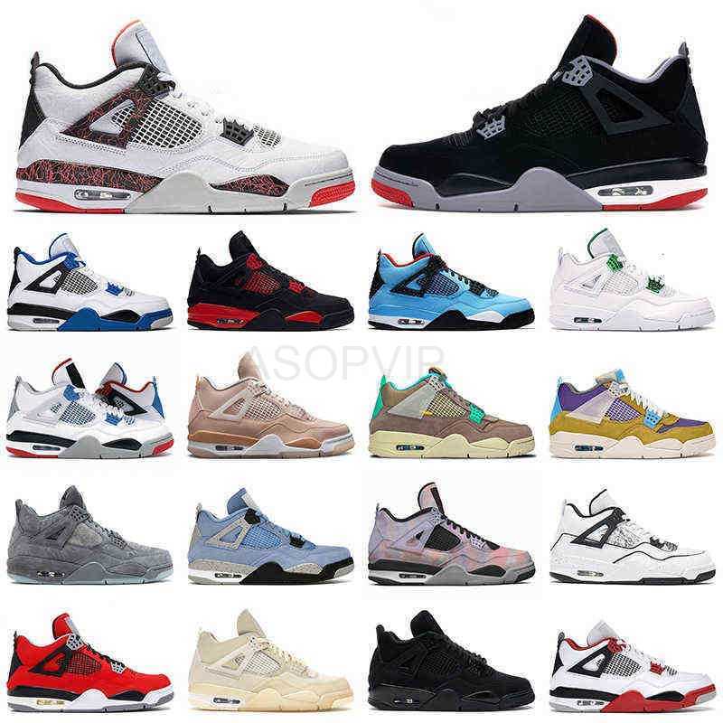 Wholesale New 4 4s Jumpman Basketball Shoes Mens Women Bred Pale Citron Red Thunder Cactus Jack Black Cat Sail University Blue Shimmer, C50 purple 40-45
Wholesale New 4 4s Jumpman Basketball Shoes Mens Women Bred Pale Citron Red Thunder Cactus Jack Black Cat Sail University Blue Shimmer, C50 purple 40-45