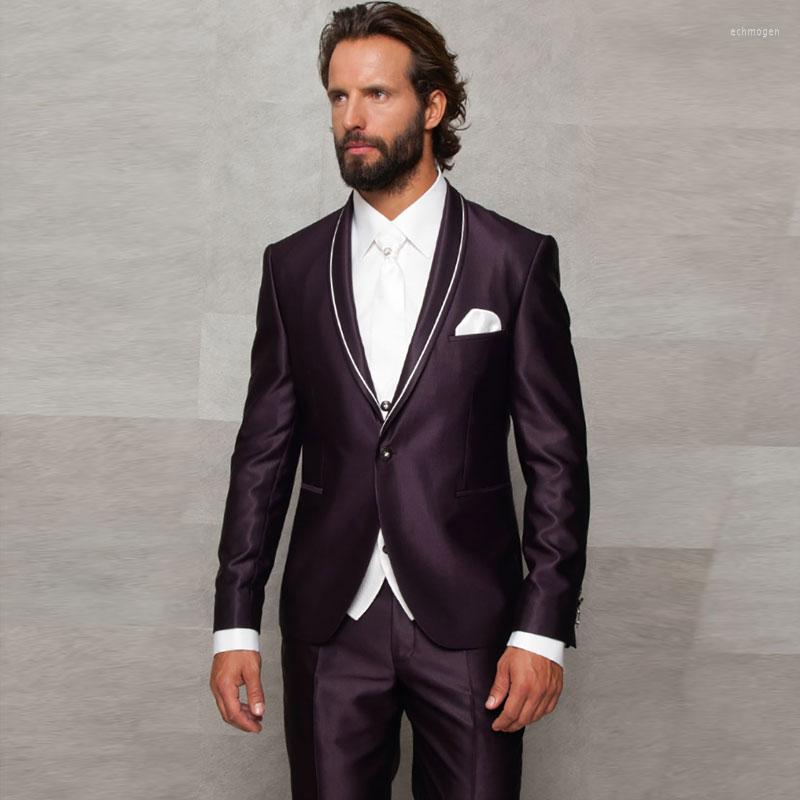 Men's Suits Burgundy Three Pieces Men Shawl Lapel Formal Tuxedos For Wedding Bridegroom One Button Prom Blazers (Jacket Pants Vest), Gold
Men's Suits Burgundy Three Pieces Men Shawl Lapel Formal Tuxedos For Wedding Bridegroom One Button Prom Blazers (Jacket Pants Vest), Gold