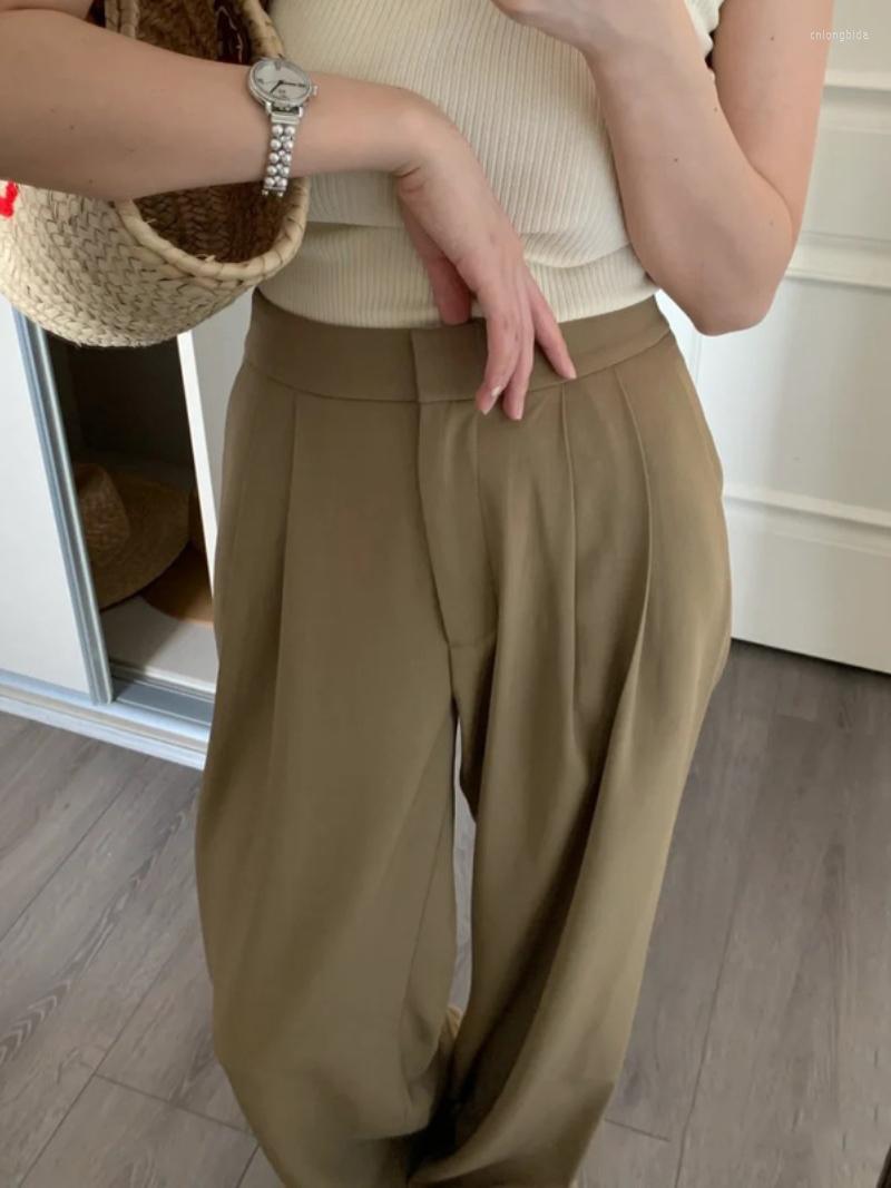 Women' Pants Work Style OL Elegant Wide Leg High Waist Slim Loose Casual Trousers 2023 Spring Japanese Solid All-match Pantalones, Picture shown
Women' Pants Work Style OL Elegant Wide Leg High Waist Slim Loose Casual Trousers 2023 Spring Japanese Solid All-match Pantalones, Picture shown
