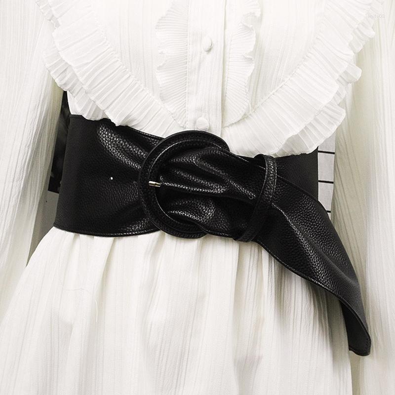 Belts Faux Leather Corset Belt For Women Dresses Buckle Wide Luxury Ladies Overcoat Dress Decorative, Brown
Belts Faux Leather Corset Belt For Women Dresses Buckle Wide Luxury Ladies Overcoat Dress Decorative, Brown
