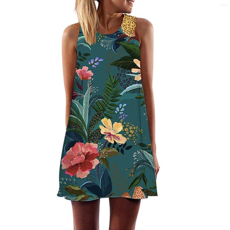 Casual Dresses Mini Vintage Dress Sleeveless Summer Women Printed Beach Boho Short Women's, Green
Casual Dresses Mini Vintage Dress Sleeveless Summer Women Printed Beach Boho Short Women's, Green