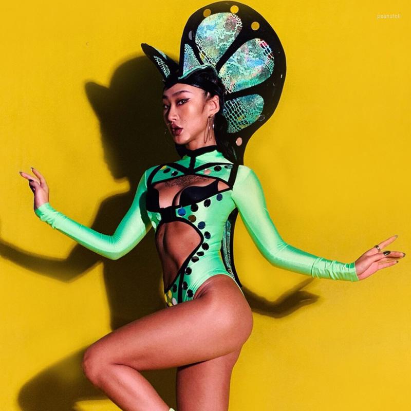 Stage Wear Nightclub Bar Costumes Female Singer Fluorescent Bodysuit Halloween Cosplay Suit Festival Dance Costume Jumpsuit DWY3322, Picture shown
Stage Wear Nightclub Bar Costumes Female Singer Fluorescent Bodysuit Halloween Cosplay Suit Festival Dance Costume Jumpsuit DWY3322, Picture shown