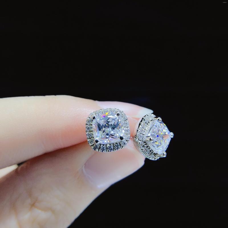 Stud Earrings 1/2/3 Carat Cushion Cut D Color Diamond For Her Solid 14K White Gold Engagement Jewelry E031
Stud Earrings 1/2/3 Carat Cushion Cut D Color Diamond For Her Solid 14K White Gold Engagement Jewelry E031