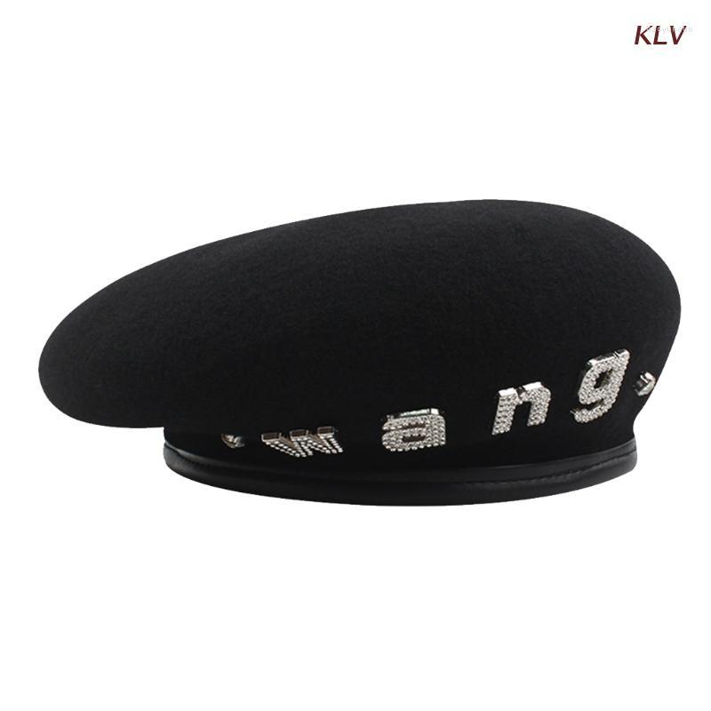Berets Black Letters Rhinestone Octagonal Hat Wild Elegant Style Girlfriend Gift 6XDA, Picture shown
Berets Black Letters Rhinestone Octagonal Hat Wild Elegant Style Girlfriend Gift 6XDA, Picture shown