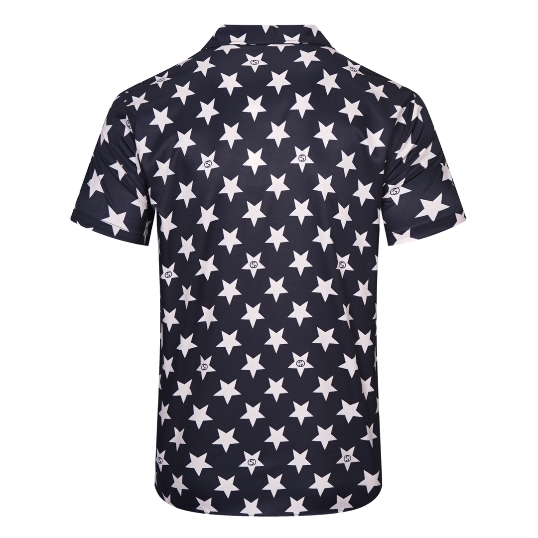 2023 Spring/Summer New Fashion Brand Shirt Short Sleeve T-shirt Mens Leopard Head Spot All Over Print Casual Top, White
2023 Spring/Summer New Fashion Brand Shirt Short Sleeve T-shirt Mens Leopard Head Spot All Over Print Casual Top, White