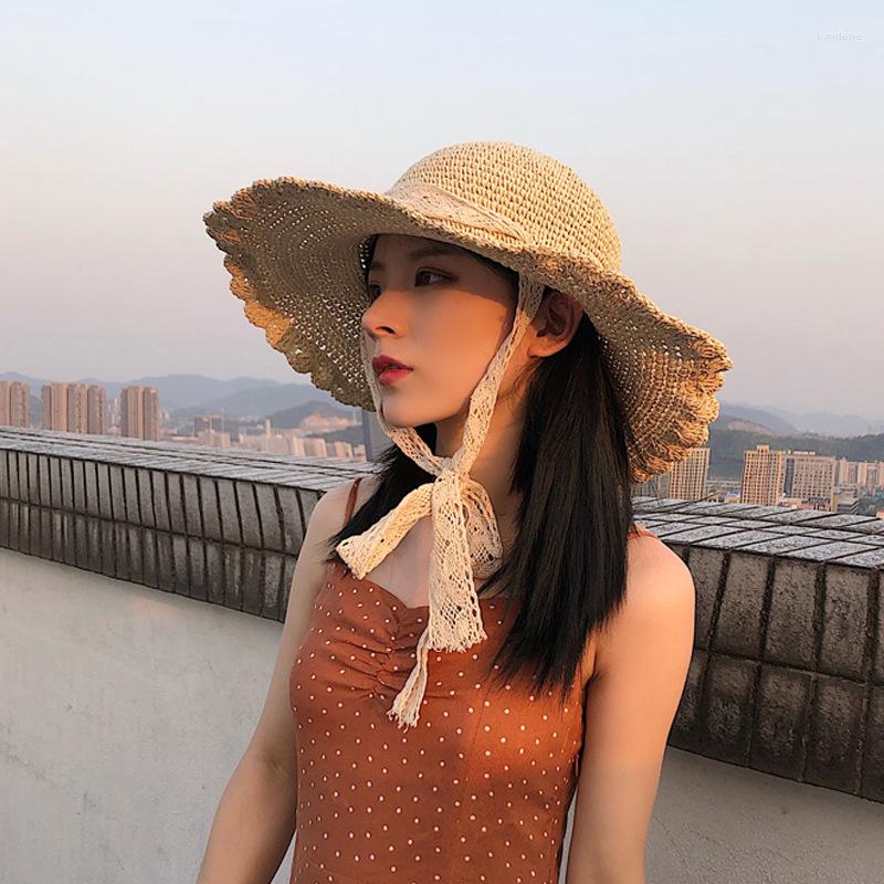 Wide Brim Hats Paper Straw Sun Hat Women's Summer Lace Up Beach Seaside Travel Holiday Girl's Anti Ultraviolet Chapeau Femme Luxe, Pink
Wide Brim Hats Paper Straw Sun Hat Women's Summer Lace Up Beach Seaside Travel Holiday Girl's Anti Ultraviolet Chapeau Femme Luxe, Pink
