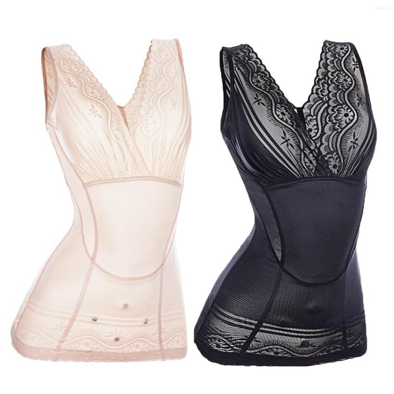 Women's Shapers Women's Summer Ultra Thin Ice Silk V Neck Lace Waist Shapewear Push Up Body Top Vest Strong Lift Wear, Black
Women's Shapers Women's Summer Ultra Thin Ice Silk V Neck Lace Waist Shapewear Push Up Body Top Vest Strong Lift Wear, Black