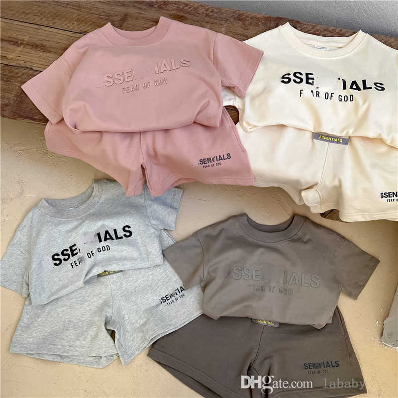 Kids Tracksuit Sports Set 2023 Summer Designer Clothing Boys Girls Short Sleeve T Shirt Baby Casual Shorts Fashion Two Piece Set, Apricot
Kids Tracksuit Sports Set 2023 Summer Designer Clothing Boys Girls Short Sleeve T Shirt Baby Casual Shorts Fashion Two Piece Set, Apricot