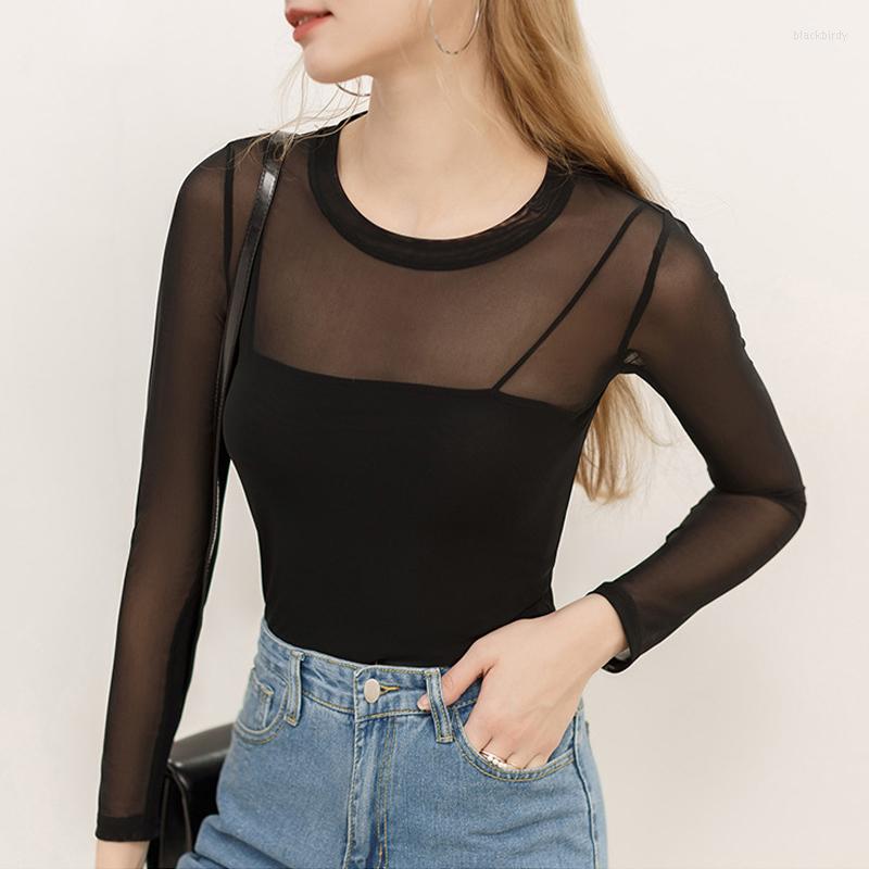 Women's T Shirts Black Transparent Mesh Top Long Sleeve Women's Sexy Basic Tees Chic Trend Female O-neck T-shirts 2023 Spring
Women's T Shirts Black Transparent Mesh Top Long Sleeve Women's Sexy Basic Tees Chic Trend Female O-neck T-shirts 2023 Spring