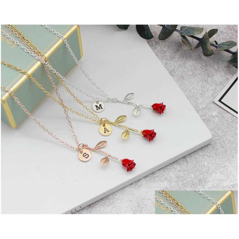 Pendant Necklaces 3Colors Red Rose Flower Necklace With Letter Attractile Alloy Statement Cute Jewelry Best Gift For Girls D Dhgarden Dhw6V
Pendant Necklaces 3Colors Red Rose Flower Necklace With Letter Attractile Alloy Statement Cute Jewelry Best Gift For Girls D Dhgarden Dhw6V