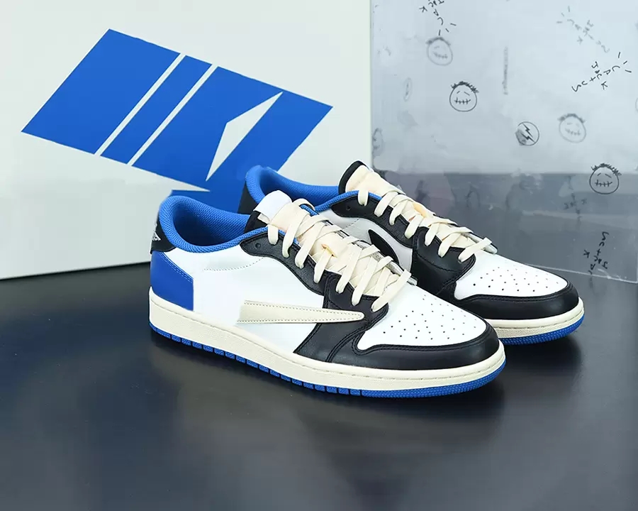 Basketball Shoes 1 Travis Scot Fragment White Military Blue Jumpman 1 Low OG SE Outdoor Shoes Sneaker Sports With Original Box, Customize
Basketball Shoes 1 Travis Scot Fragment White Military Blue Jumpman 1 Low OG SE Outdoor Shoes Sneaker Sports With Original Box, Customize