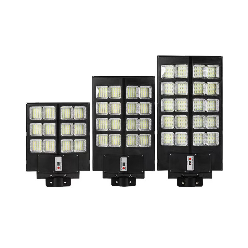 300W 400W 500W Solar street light for outdoor Radar Motion Sensor Solar LED Street Light with Remote Control and Pole