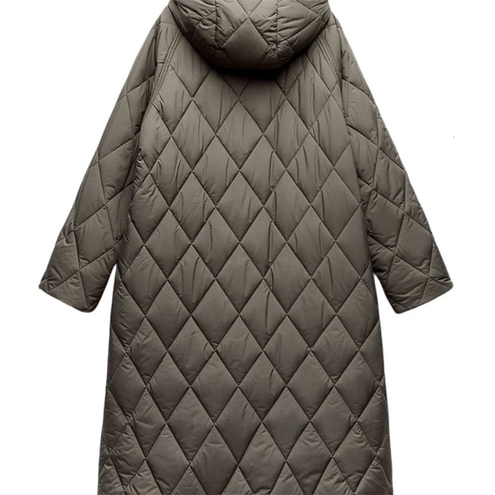 Women s Down Parkas UNIZERA 2023 Autumn Winter Product Fashion Casual Pocket Zipper Decoration Hooded Cotton Coat 231114
