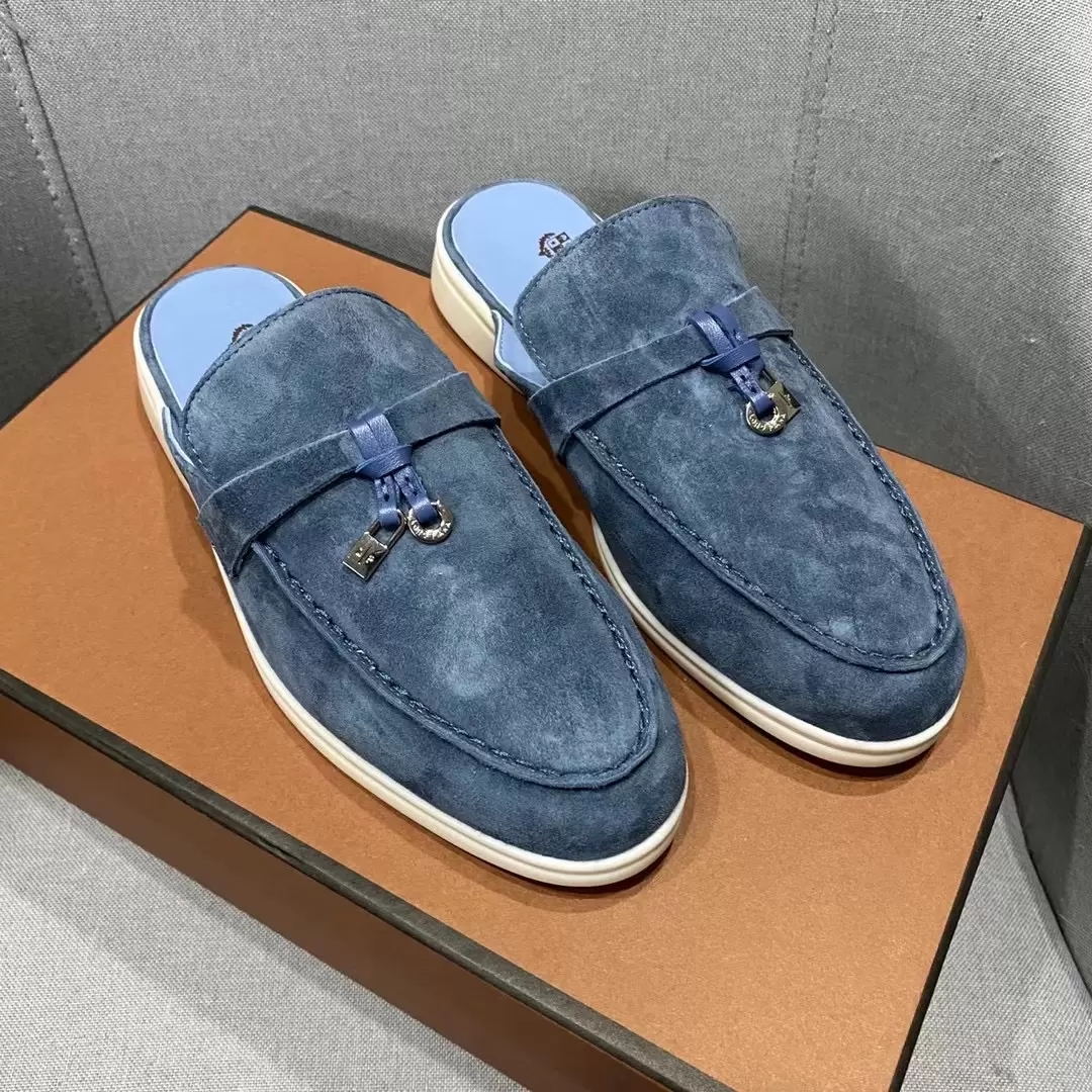 LP PIANA Summer Charms embellished Walk suede slippers Luxe lounge Mules shoes Genuine leather casual slip on flats for women Luxury Designers factory footwear
LP PIANA Summer Charms embellished Walk suede slippers Luxe lounge Mules shoes Genuine leather casual slip on flats for women Luxury Designers factory footwear