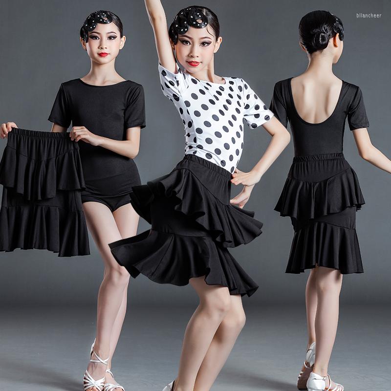 Stage Wear Latin Dance Costume Set Children Summer Dress Girls Short Sleeve Training Performance, Set 2 
Stage Wear Latin Dance Costume Set Children Summer Dress Girls Short Sleeve Training Performance, Set 2