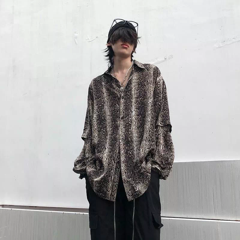 Men's Casual Shirts Harajuku Vintage Leopard Shirt Men Women's Design Drape Loose Detachable Fake Two Long-sleeved Punk Goth Hip Hop, Yellow
Men's Casual Shirts Harajuku Vintage Leopard Shirt Men Women's Design Drape Loose Detachable Fake Two Long-sleeved Punk Goth Hip Hop, Yellow