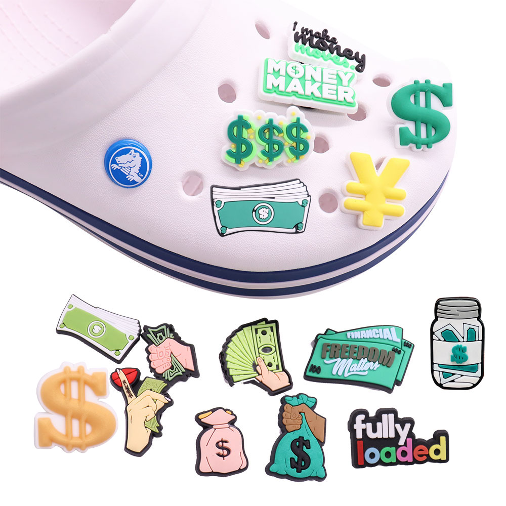 Other 1 16Pcs Fly Loaded Make Money Cash Dollors Bag Pvc Sandals Shoe Charms Buckle Decorations Fit Backpack Wristbands Croc Jibz Dr Ot23V
Other 1 16Pcs Fly Loaded Make Money Cash Dollors Bag Pvc Sandals Shoe Charms Buckle Decorations Fit Backpack Wristbands Croc Jibz Dr Ot23V
