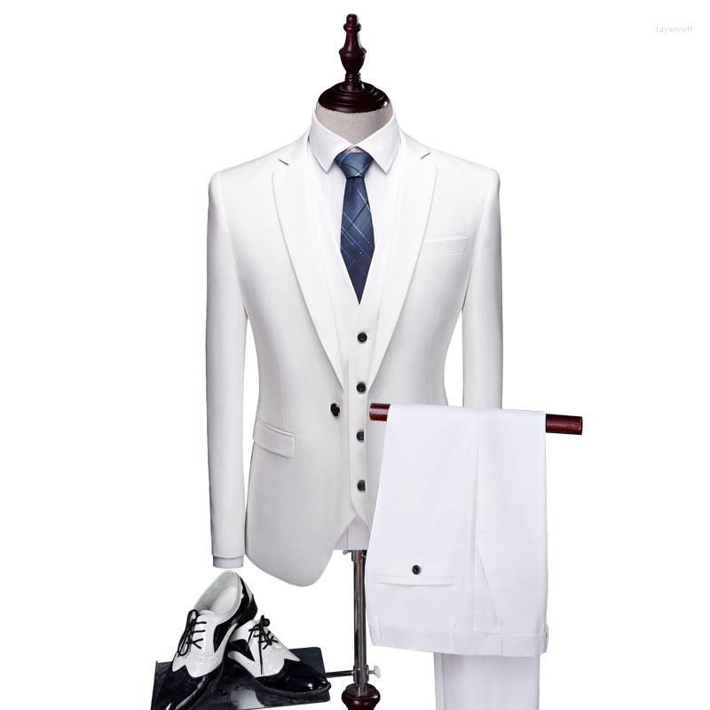 Men' Suits 5XL 3XL Mens Wedding Groom Plus Size 3 Pieces Slim Fit Casual Tuxedo Suit Male Jacket Pants Vest, White
Men' Suits 5XL 3XL Mens Wedding Groom Plus Size 3 Pieces Slim Fit Casual Tuxedo Suit Male Jacket Pants Vest, White