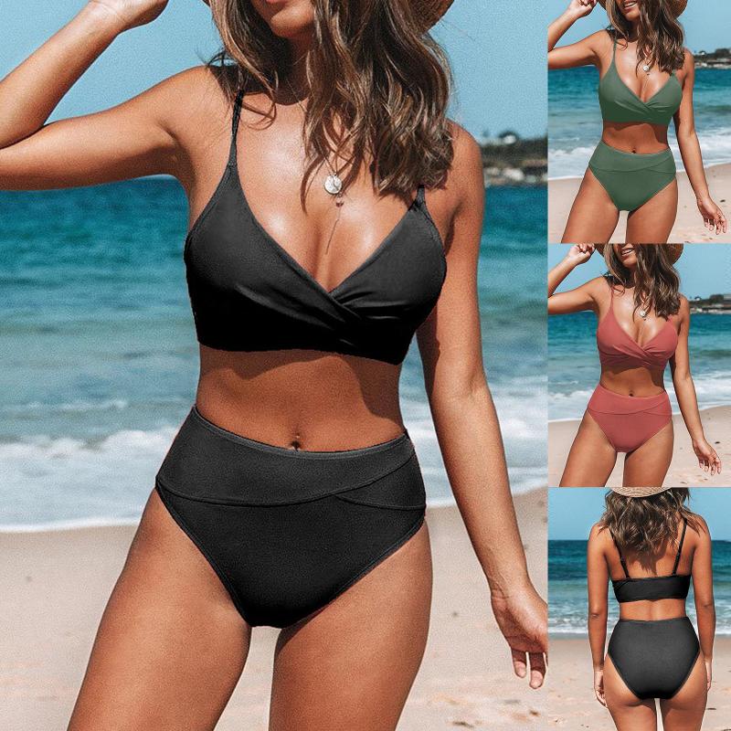 Women' Swimwear Solid Sexy Bikini 2023 Summer Swimsuit Women Color High Waist Cross Casual Split Vintage
Women' Swimwear Solid Sexy Bikini 2023 Summer Swimsuit Women Color High Waist Cross Casual Split Vintage