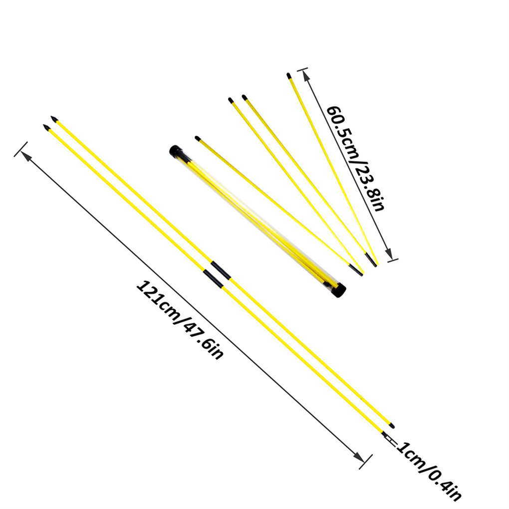 Other Golf Products Portable Fiberglass Alignment Stick Gesture Adjusting Foldable Direction Indicator Rod Outdoor Practising Tools ing 230413