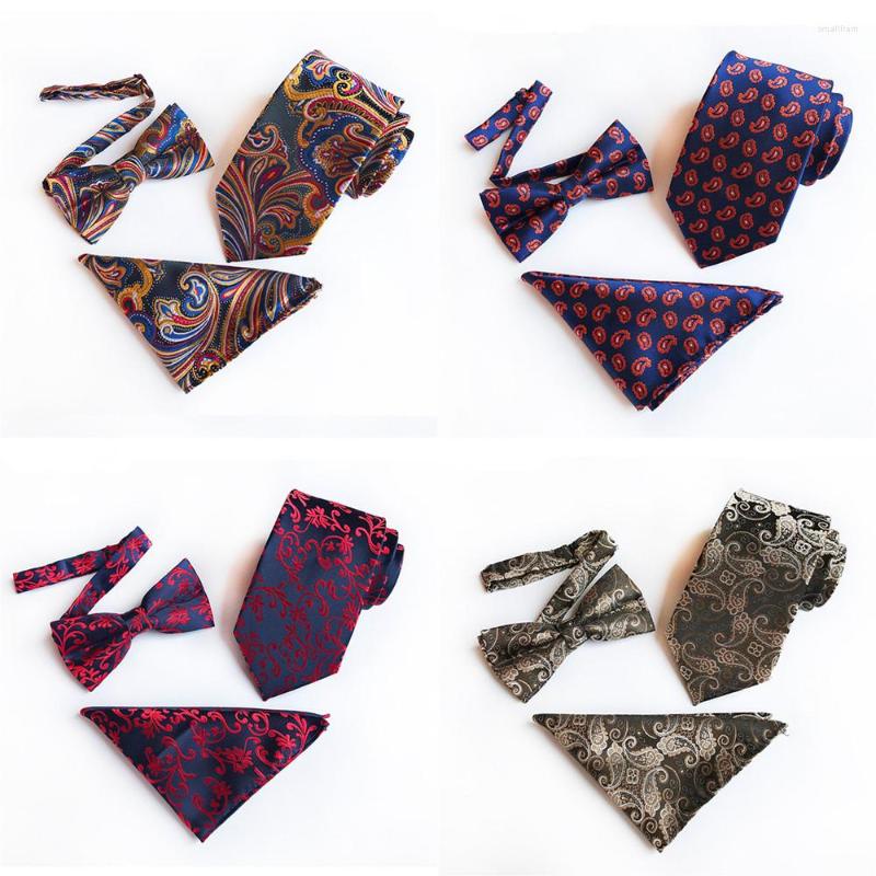 Bow Ties Paisley Floral For Men Blue Tie Pocket Squares Neck Sets Men's Necktie Wedding Business Suit Accessories A088
Bow Ties Paisley Floral For Men Blue Tie Pocket Squares Neck Sets Men's Necktie Wedding Business Suit Accessories A088