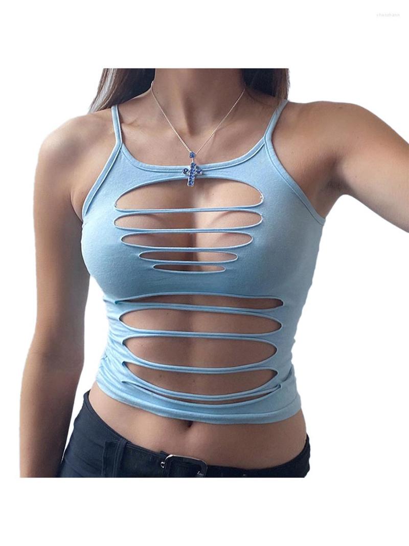 Women's Tanks Women Sexy Crop Tops Sleeveless Solid Color Cross Tie-up Hollow Out Textured Camisole Halter Cami, Light blue
Women's Tanks Women Sexy Crop Tops Sleeveless Solid Color Cross Tie-up Hollow Out Textured Camisole Halter Cami, Light blue