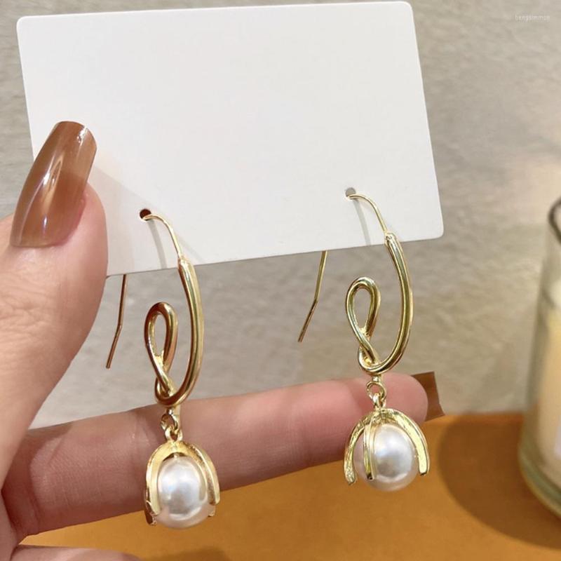 Dangle Earrings Circle For Women Vintage Punk Pearl Stainless Steel Earring Jewelry Imitation Gift Mujer
Dangle Earrings Circle For Women Vintage Punk Pearl Stainless Steel Earring Jewelry Imitation Gift Mujer