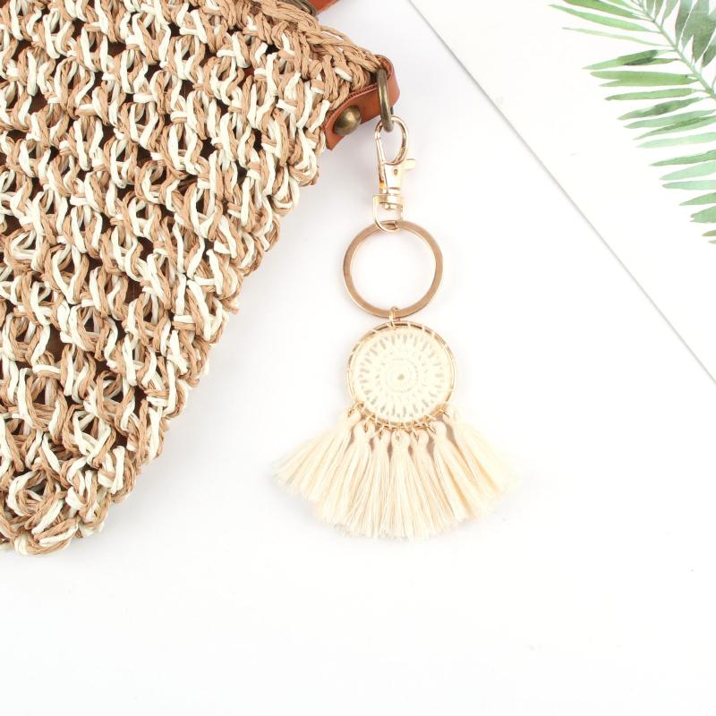 Keychains KC23 Fashion Jewelry Bohemian Handmade Bag Pendant Women Charm Pompom Keychain Colorful Bead Tassels Big Ball Key Chain
Keychains KC23 Fashion Jewelry Bohemian Handmade Bag Pendant Women Charm Pompom Keychain Colorful Bead Tassels Big Ball Key Chain