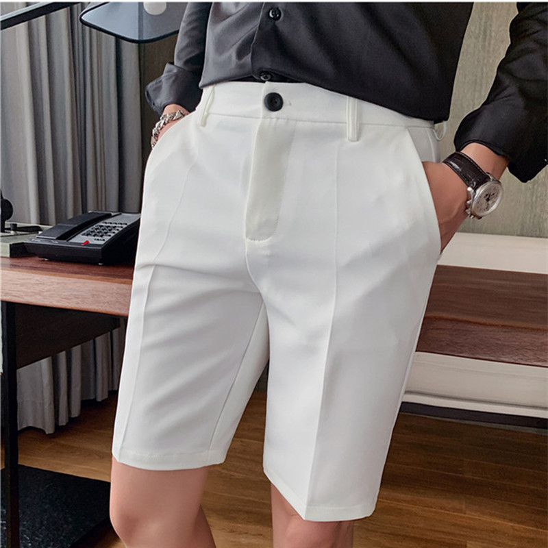 Men's Shorts Summer Shorts Men Korean Fashion Bottoms Casual Pants Knee Length Streetwear Slacks Cool Fashion Shorts Breathable S-3XL 230414