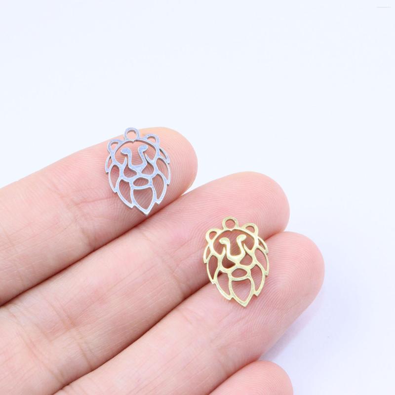 Charms 10pcs 10 12mm Wholesell StainlessSteel High Quality Mirro Polish Lion Charm Pendant DIY Necklace Bracelets Unfading Colorless
Charms 10pcs 10 12mm Wholesell StainlessSteel High Quality Mirro Polish Lion Charm Pendant DIY Necklace Bracelets Unfading Colorless