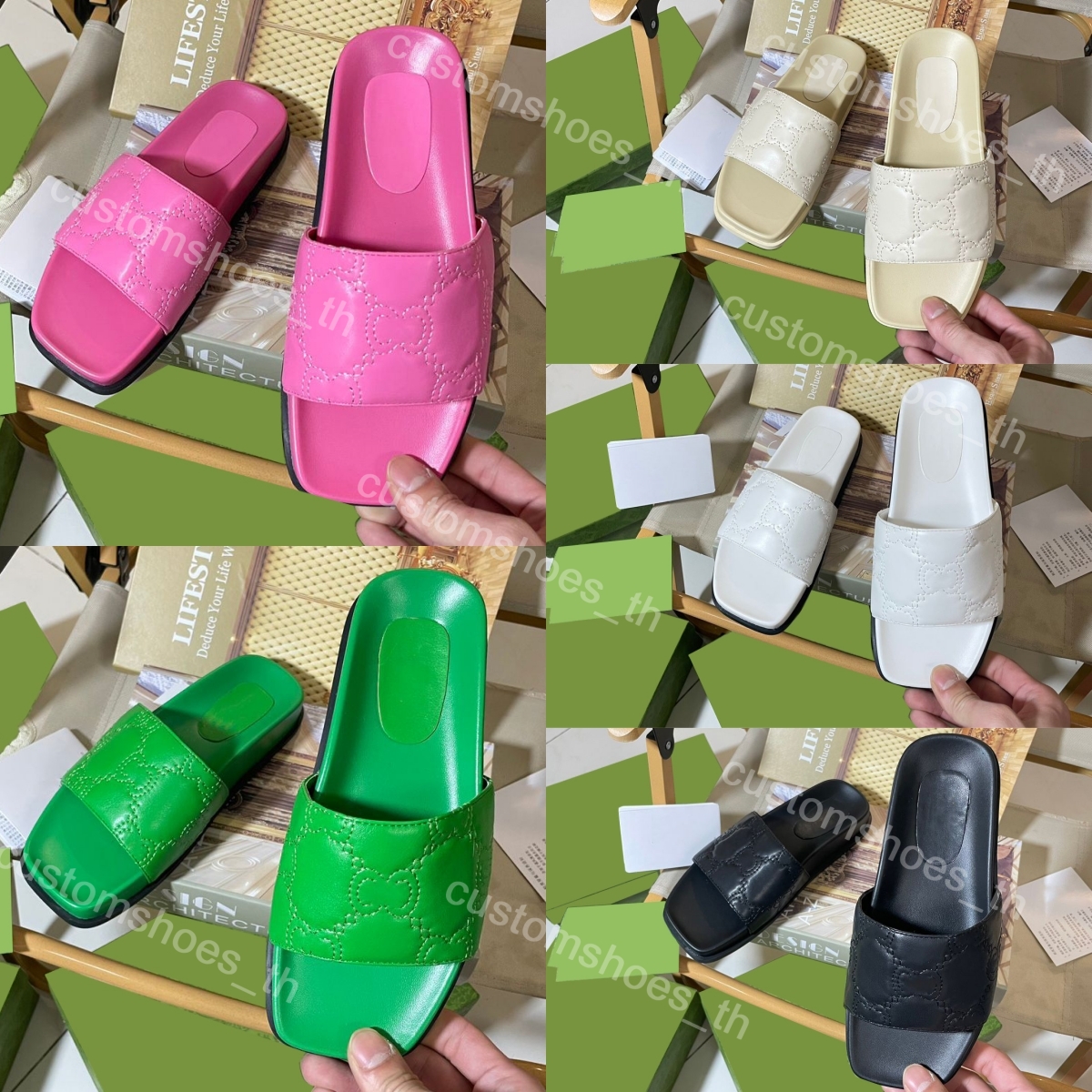 Women Slippers Platform Leather Sandals Luxury Shoes Men Flat Loafers Letter Embroidery Slipper Square Toes Slides Summer Beach Sandal Womens Flip Flops
Women Slippers Platform Leather Sandals Luxury Shoes Men Flat Loafers Letter Embroidery Slipper Square Toes Slides Summer Beach Sandal Womens Flip Flops
