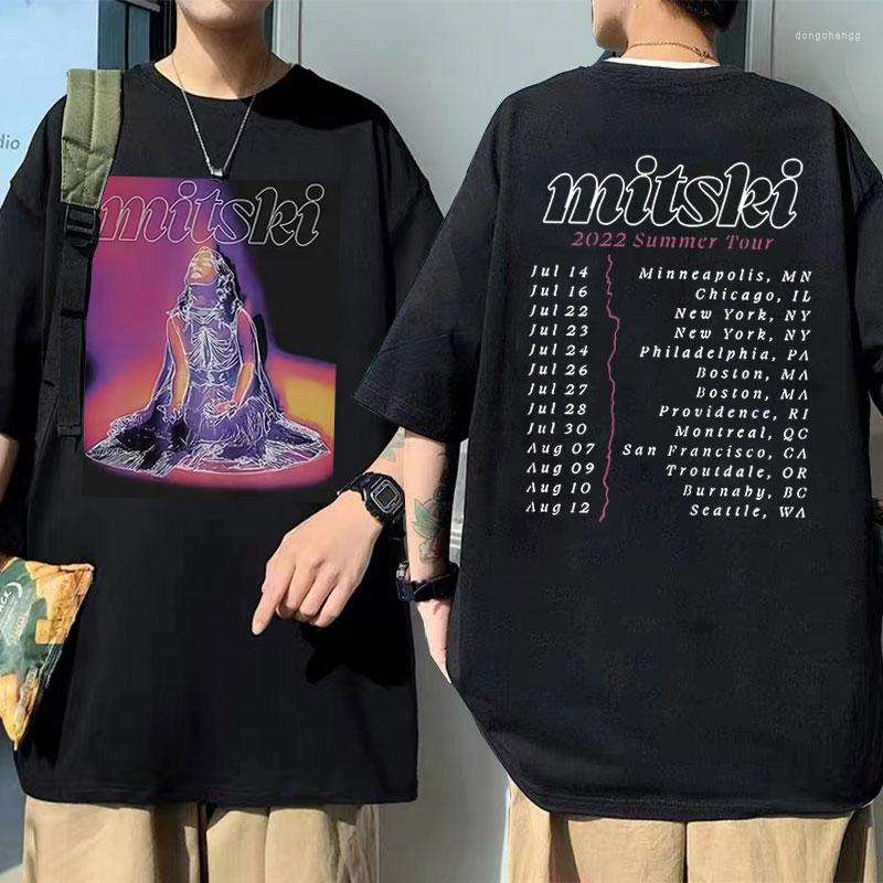 Men's T Shirts Mitski Mystery 2023 Tour Hip Hop Black Double Sided Printed T-shirts Short Sleeve Men Women Oversized Shirt Unisex Fashion, Red 
Men's T Shirts Mitski Mystery 2023 Tour Hip Hop Black Double Sided Printed T-shirts Short Sleeve Men Women Oversized Shirt Unisex Fashion, Red