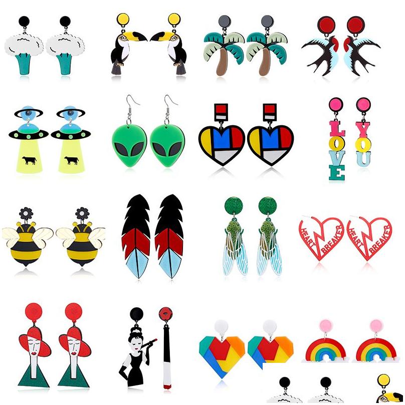 Stud Yaologe Acrylic Cute Big Drop Earrings Astronaut Food Tassel Jellyfish Octopus Pearl For Women Trendy Jewelry Party Dangle Deli Dh4Wi
Stud Yaologe Acrylic Cute Big Drop Earrings Astronaut Food Tassel Jellyfish Octopus Pearl For Women Trendy Jewelry Party Dangle Deli Dh4Wi