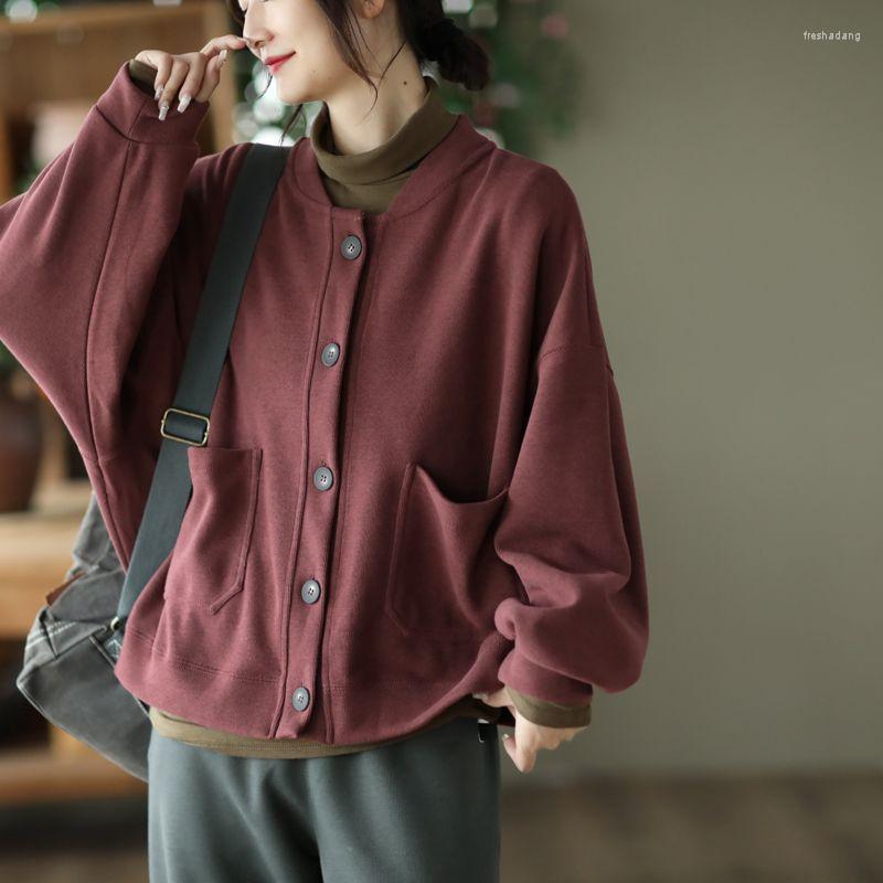 Women's Jackets Cotton Cardigan Fashion Back English Coat Women Loose Sleeve Baseball Jersey Casual Autumn Outwear Female Tops, Black
Women's Jackets Cotton Cardigan Fashion Back English Coat Women Loose Sleeve Baseball Jersey Casual Autumn Outwear Female Tops, Black