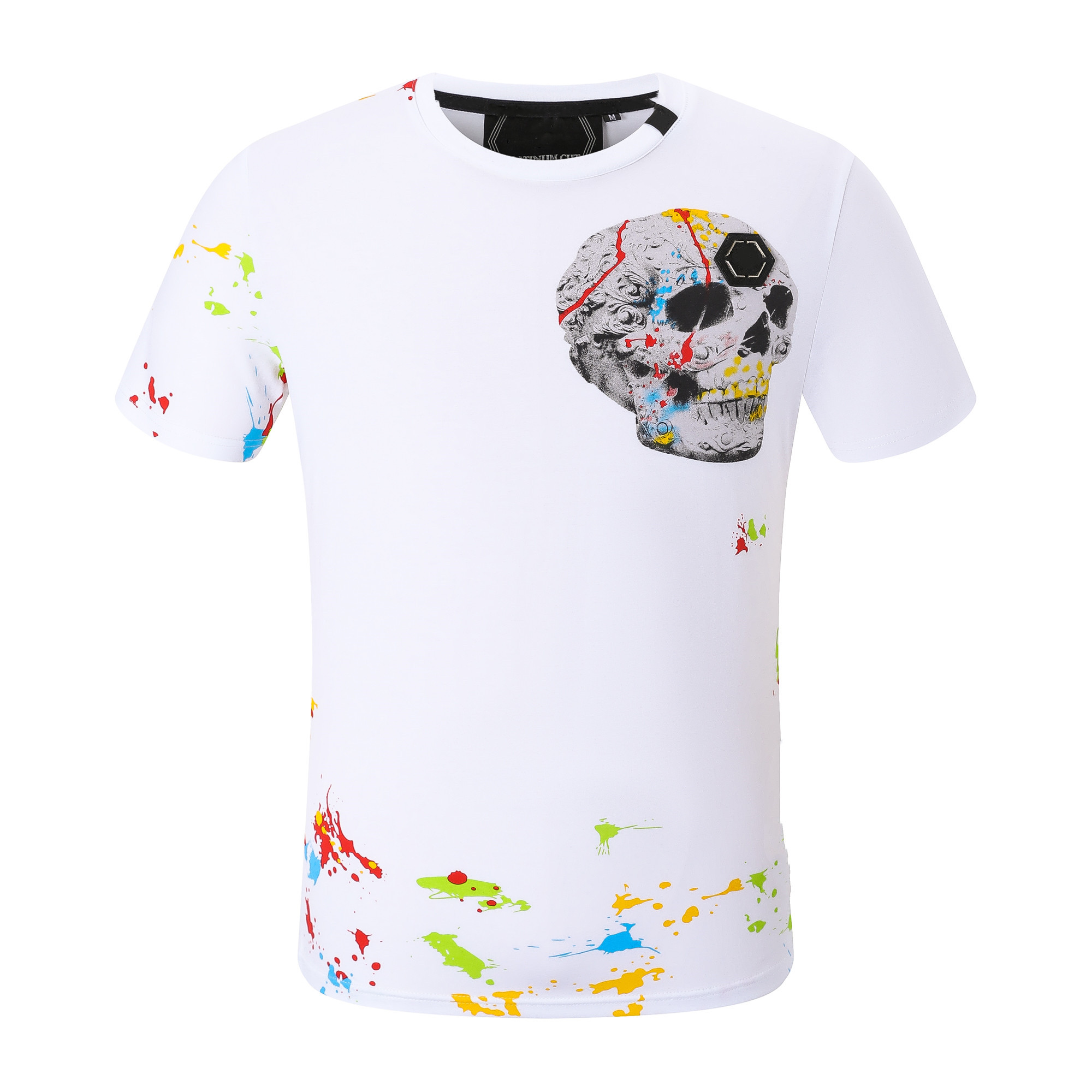 PP Fashion Men's Designer slim fit T-shirt Summer rhinestone Short Sleeve Round Neck shirt tee Skulls Print Tops Streetwear collar Polos M-3XL PP88401, 11
PP Fashion Men's Designer slim fit T-shirt Summer rhinestone Short Sleeve Round Neck shirt tee Skulls Print Tops Streetwear collar Polos M-3XL PP88401, 11