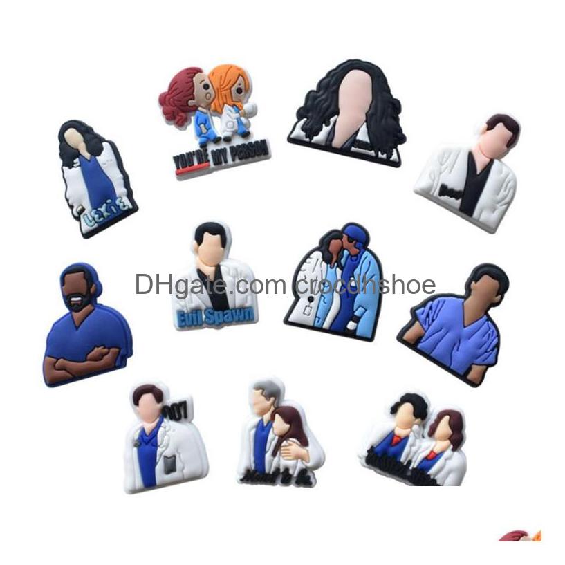 Shoe Parts Accessories Doctor Decoration Clog Charms Nurse Pvc Charm For Croc Decorations Drop Delivery Otlwc
Shoe Parts Accessories Doctor Decoration Clog Charms Nurse Pvc Charm For Croc Decorations Drop Delivery Otlwc