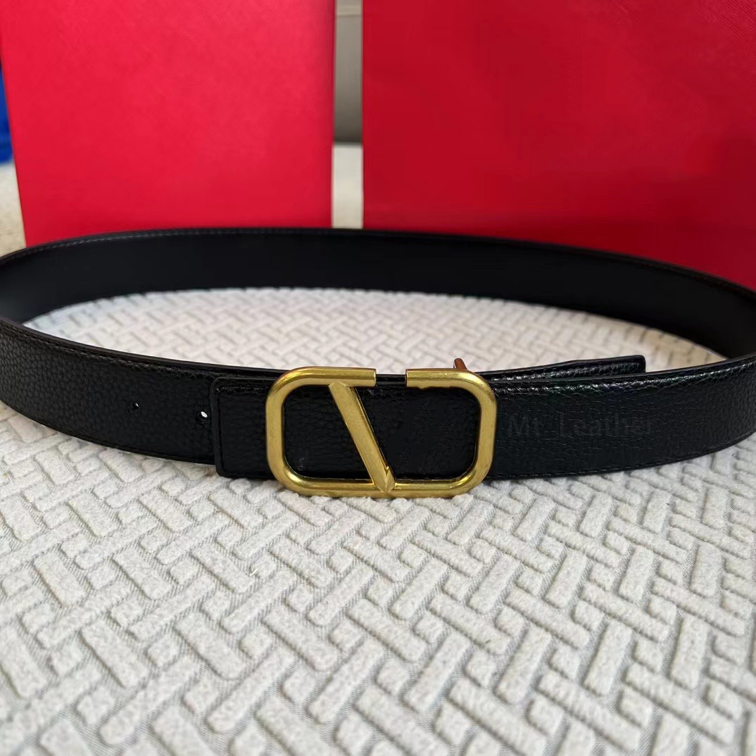 designer belt mens belts for woman beltes for women waistband womens 105-125cm man fashion Golden Silver Bronze Buckle Beltss Width 3.8cm Litchi grain waistbands