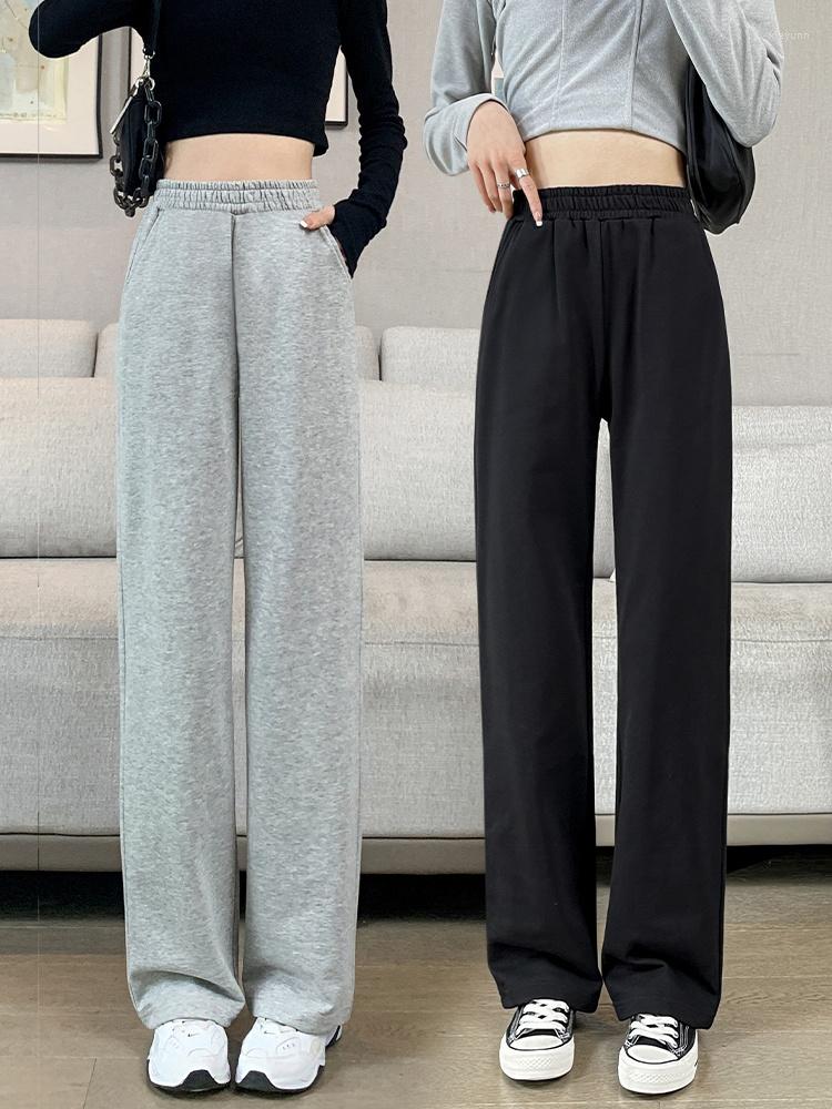 Women's Pants Sports For Women Straight Loose Wide Leg High Waist Casual Sweatpants Black Gray Trousers 2023 Spring Korean Fashion, Gray normal
Women's Pants Sports For Women Straight Loose Wide Leg High Waist Casual Sweatpants Black Gray Trousers 2023 Spring Korean Fashion, Gray normal